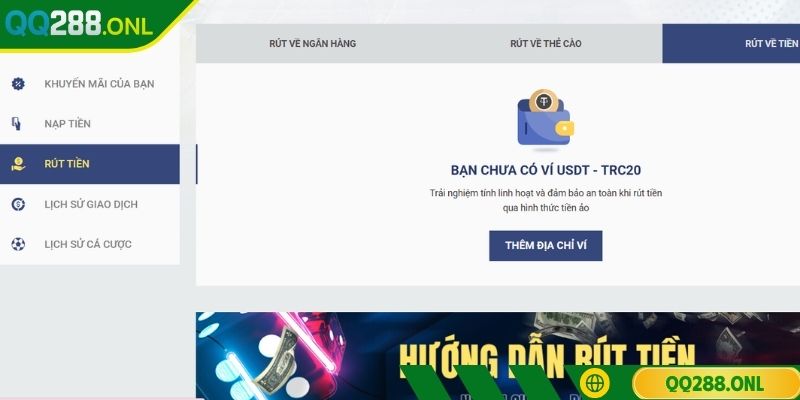 Rút Tiền QQ288 – Quy Trình Đơn Giản Nhanh Chóng Và An Toàn Mẹo giúp anh em thanh toán hiệu quả