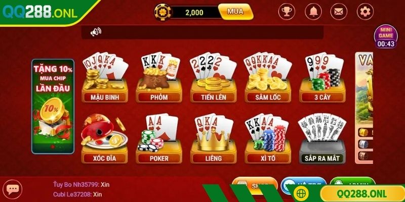 Đánh Bài Đổi Thưởng An Toàn Yên Tâm Trải Nghiệm Tại QQ288 Lợi ích khi lựa chọn đánh bài đổi thưởng an toàn