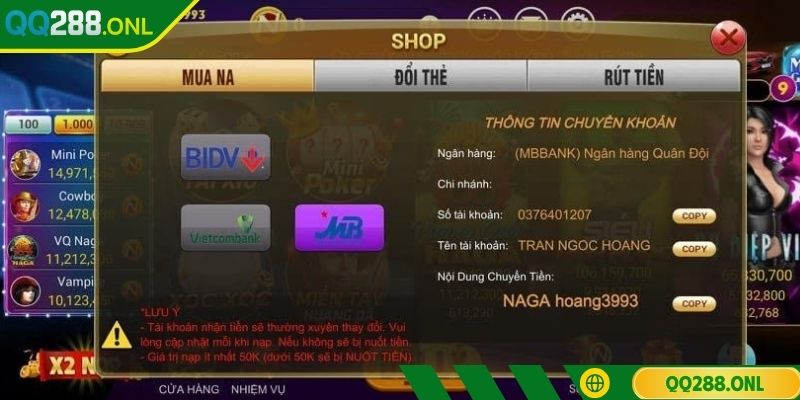 Nạp Rút Trong Game Bài Uy Tín - Hướng Dẫn Cho Người Mới Các phương thức nạp rút trong game bài uy tín